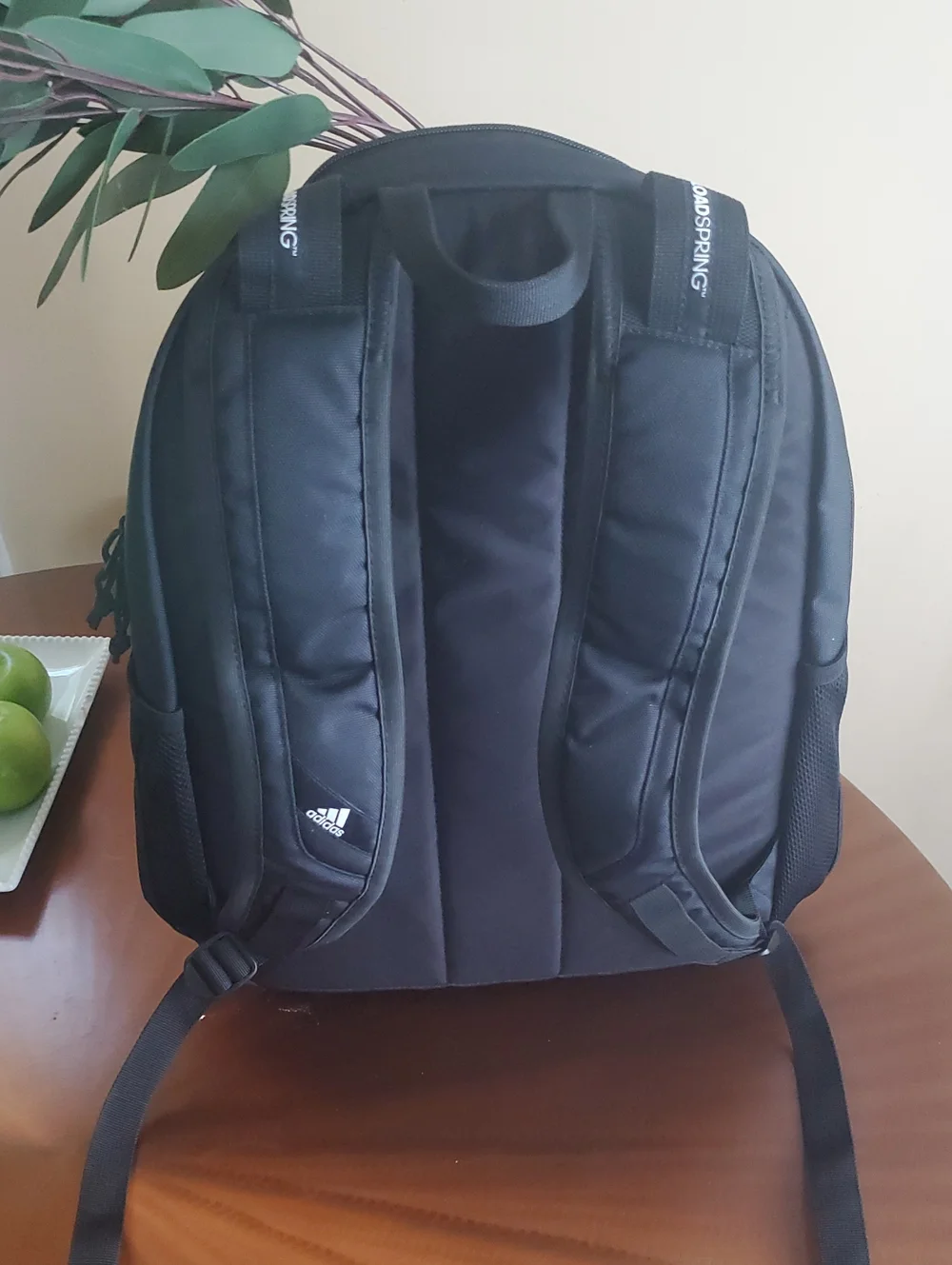 adidas Black Backpack with White Logo - Men's 16